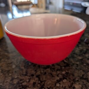 Pyrex Red 402 Mixing Bowl
